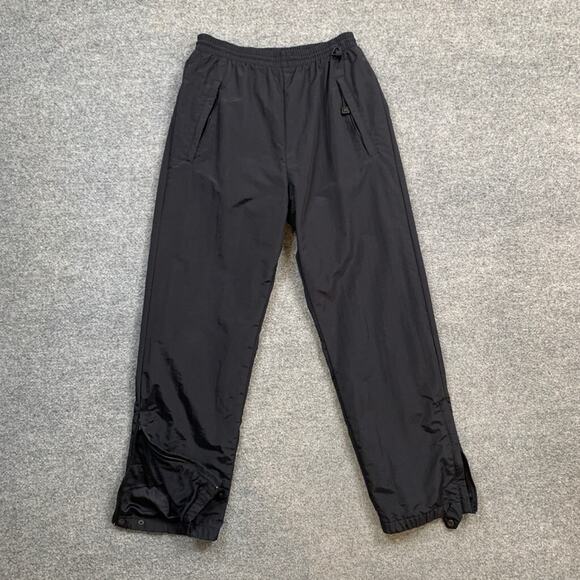 Vintage Early Winters Pants Womens S Small Black Lined Ankle Zip Windbreaker - Picture 2 of 15